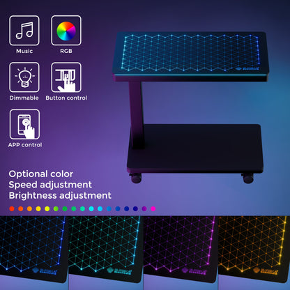 Sollievo Height-Adjustable Illuminated Panel CPU Cart