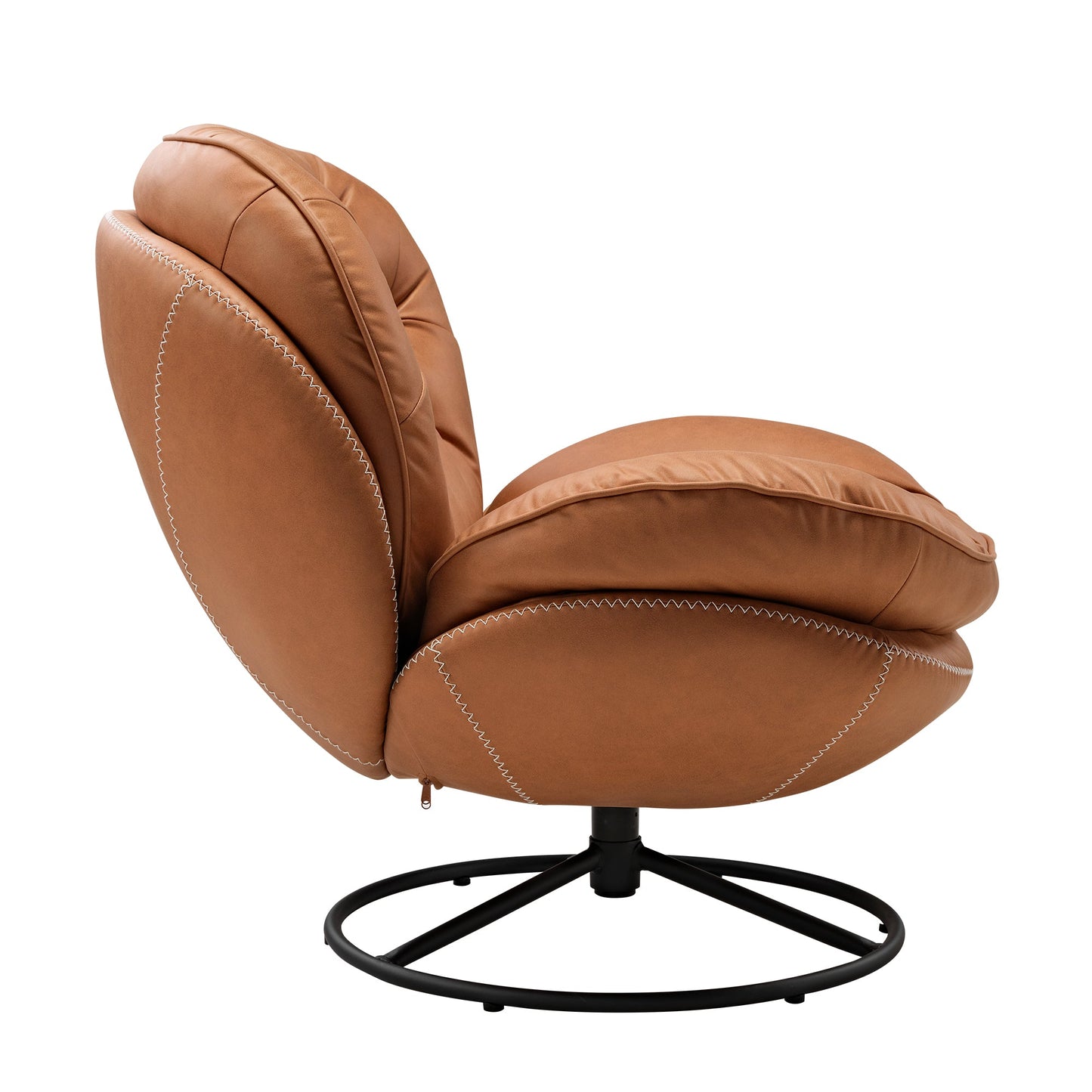 Camden stylish Swivel Lounge Chair, Brown