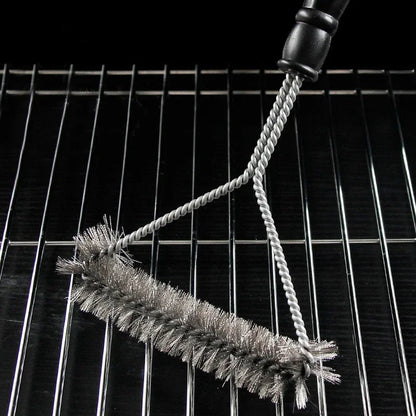 Sollievo Stainless Steel Barbecue Grill Brush Cleaner