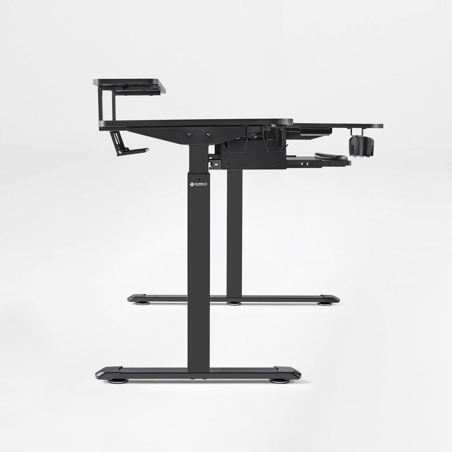 Sollievo L-Shaped Standing Desk with Accessories Set (60x23)