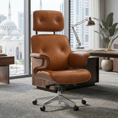 Sollievo Mathias Napa Leather Executive Office Chair