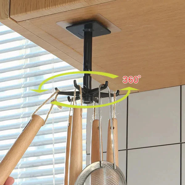 Sollievo 360° Rotating Self-Adhesive Utility Hook