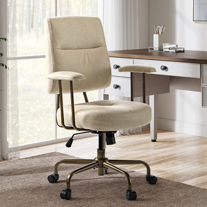 Sollievo Becky Vintage-Inspired Home Office Chair