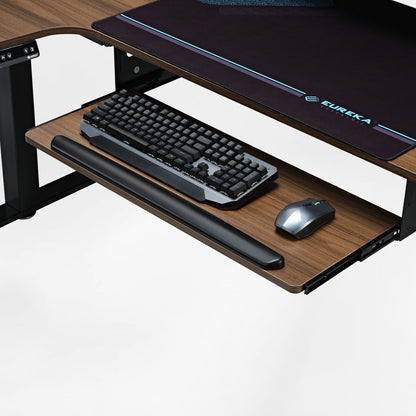 Sollievo L-Shaped Standing Desk with Accessories Set (60x23)