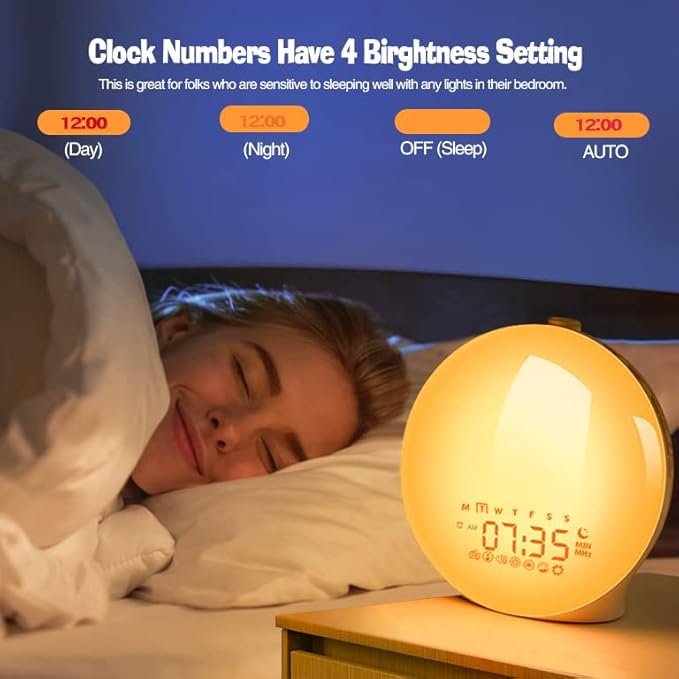 Sollievo Sunrise Alarm Clock with Nature Sounds
