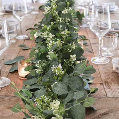 Sollievo Faux Eucalyptus Garland