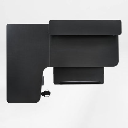 Sollievo L-Shaped Standing Desk with Accessories Set (60x23)