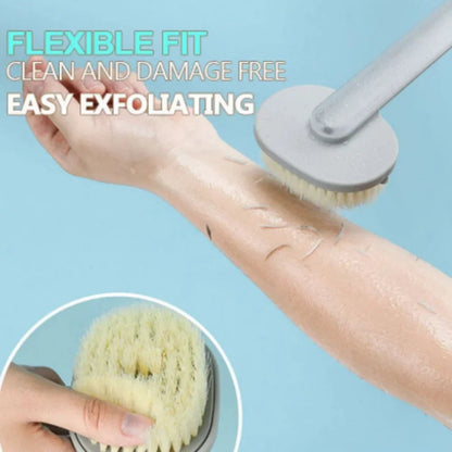 Sollievo Long Handle Back Scrubber for Shower