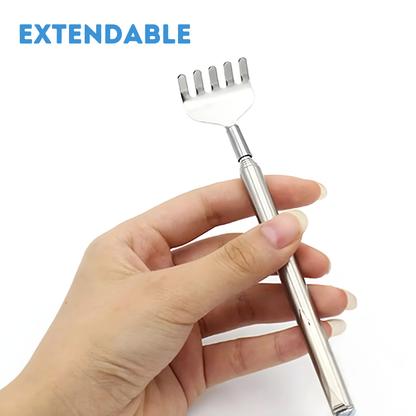 Sollievo Stainless Steel Telescopic Back Scratcher