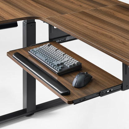 Sollievo L-Shaped Standing Desk with Accessories Set (60x23)