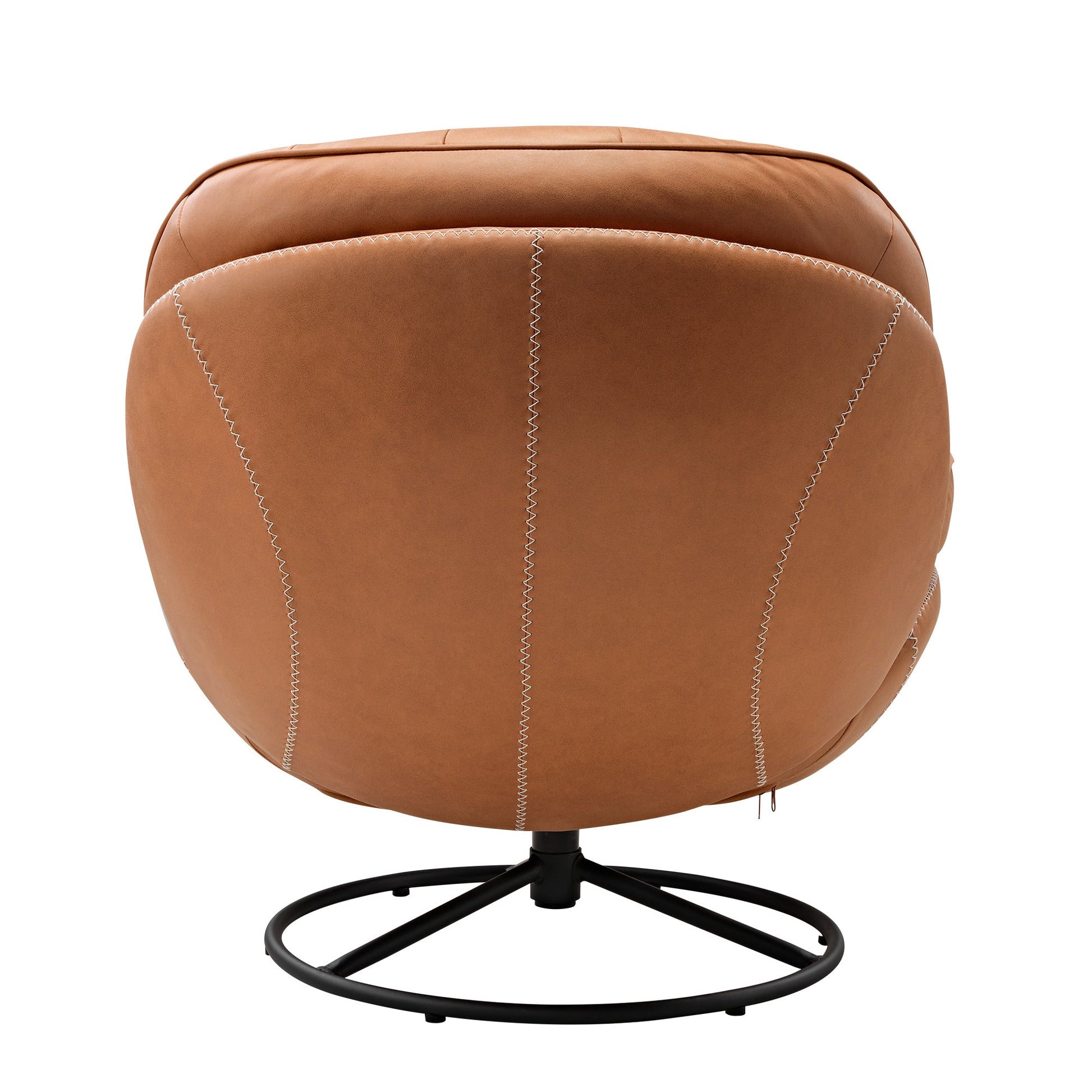 Camden Swivel Lounge Chair, brown