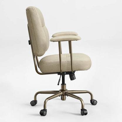 Sollievo Becky Vintage-Inspired Home Office Chair