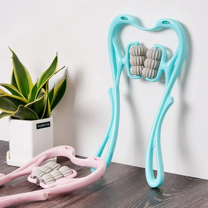 Sollievo Manual Neck and Shoulder Massager with Kneading Rollers