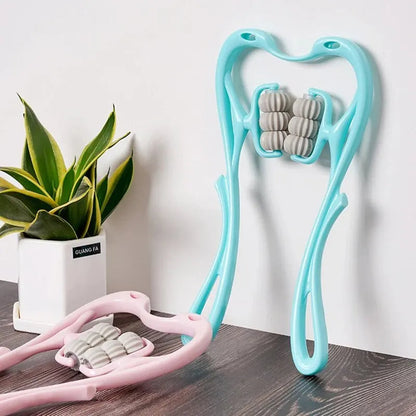 Sollievo Manual Neck and Shoulder Massager with Kneading Rollers