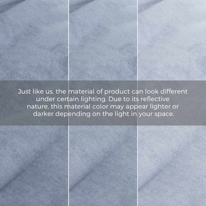 Marco Cozy Lounge Chair Blue Terry Cloth, Color Variations Due to Lighting, Soft and Padded Upholstery.