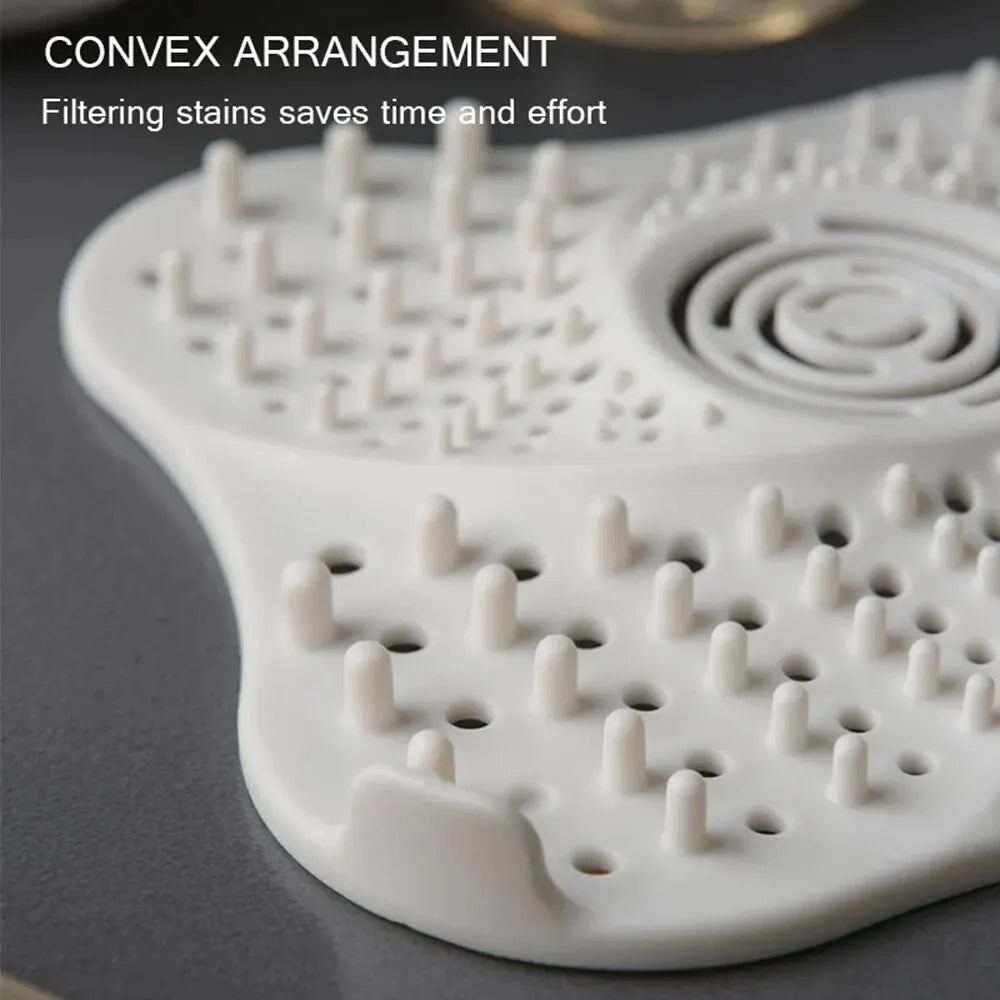Sollievo Anti-Clog Spiral Shower Drain Hair Catcher