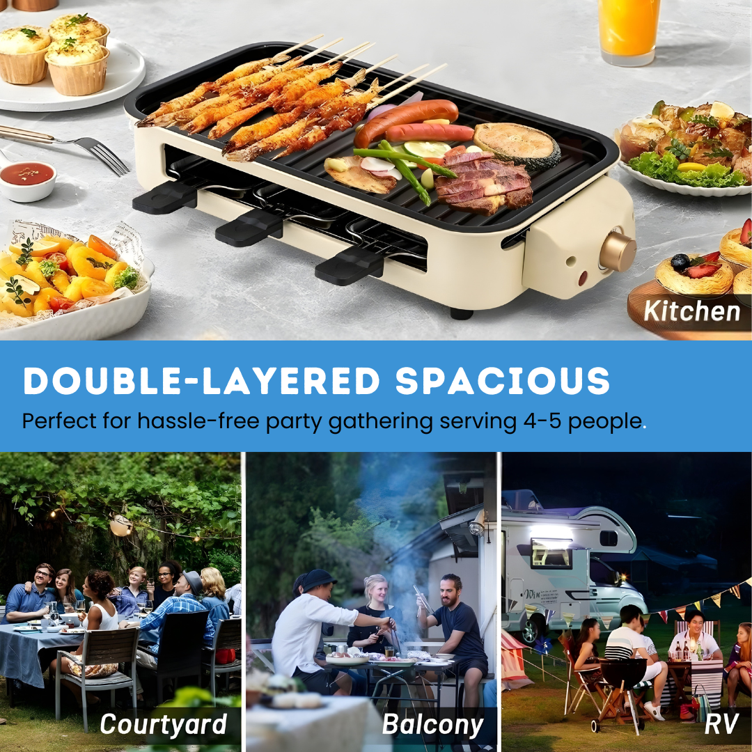 Sollievo Smokeless Indoor Electric Grill