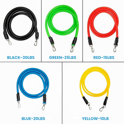 Sollievo 11PC Resistance Bands Set