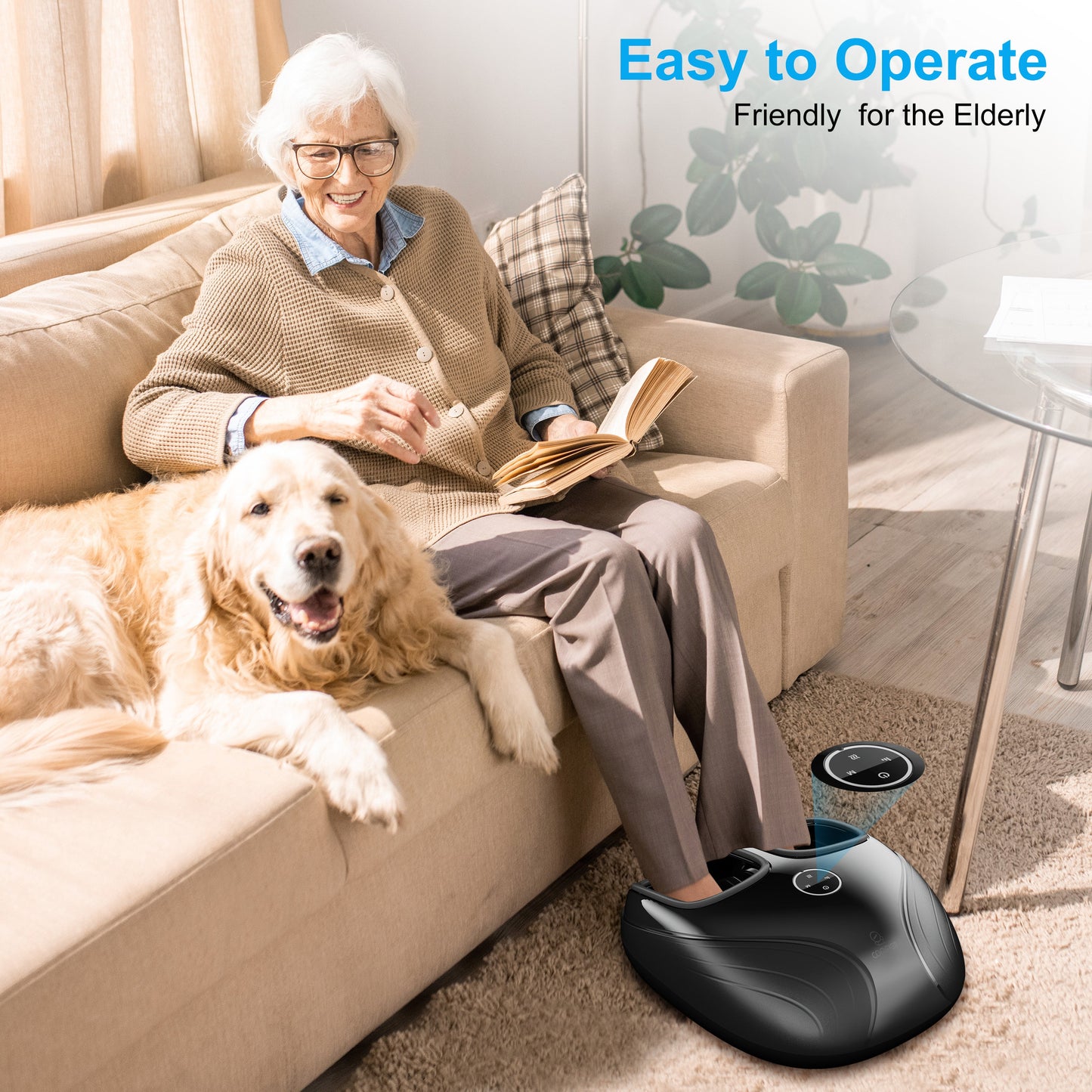 Sollievo Shiatsu Foot Massager (Fits Up to Men's Size 12)