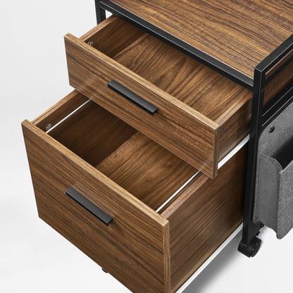 Sollievo 23" Rolling File Cabinet with Drawer
