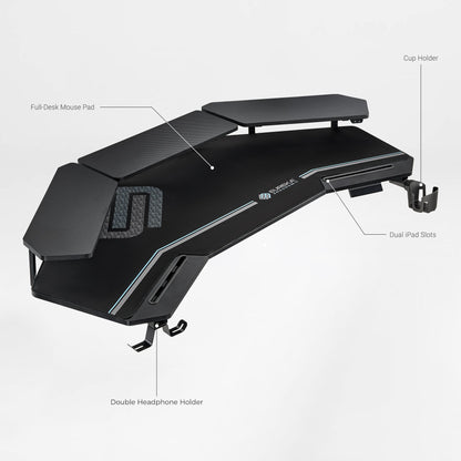Sollievo Aero Pro Wing-Shaped Standing Desk, 63" x 23"