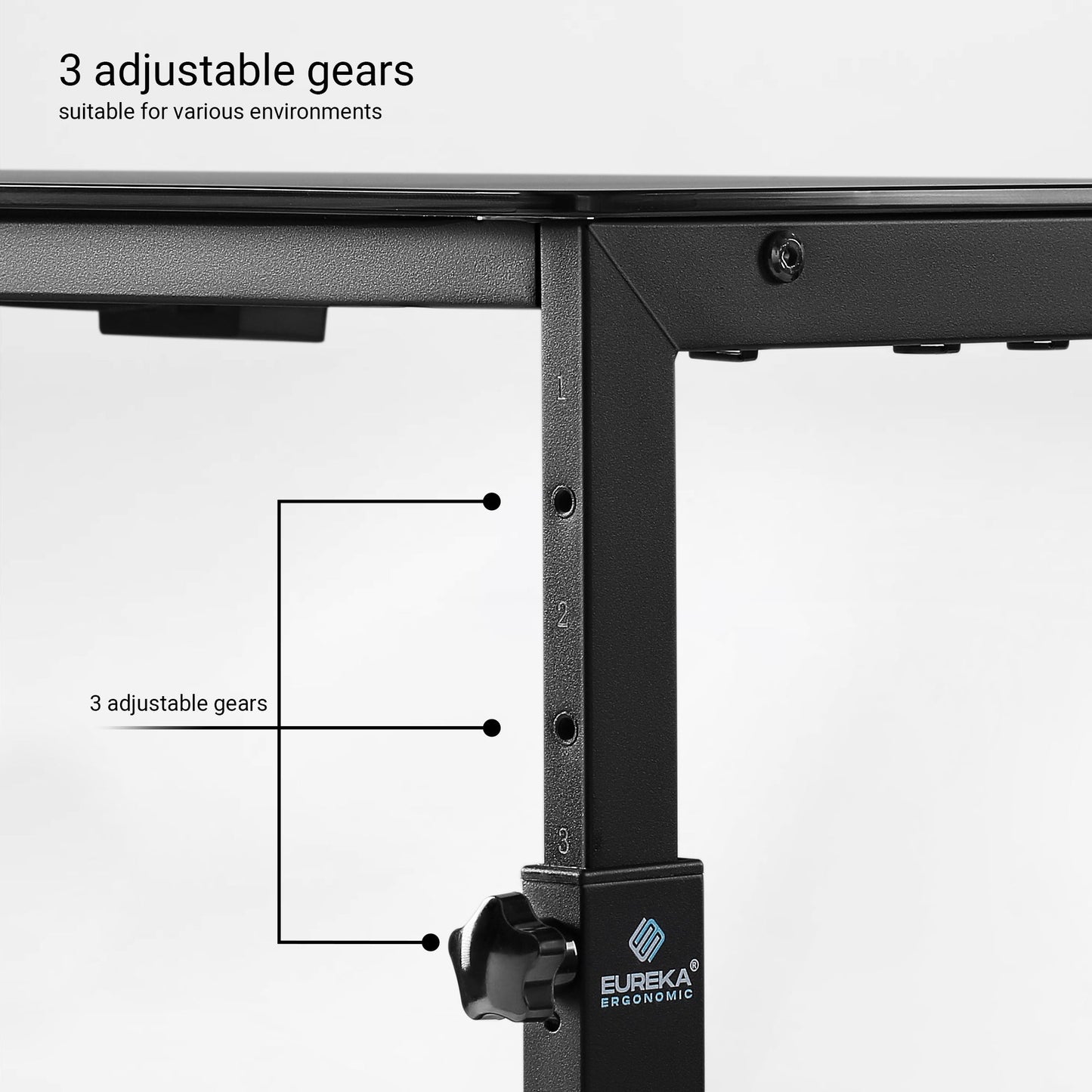 Sollievo Height-Adjustable Illuminated Panel CPU Cart
