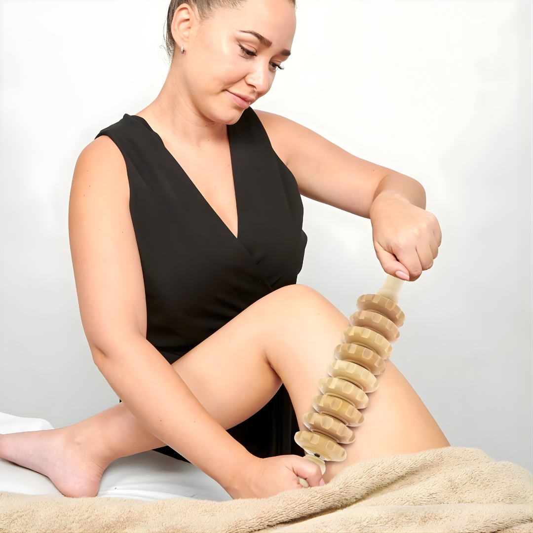 Sollievo Handheld Wood Massage Roller