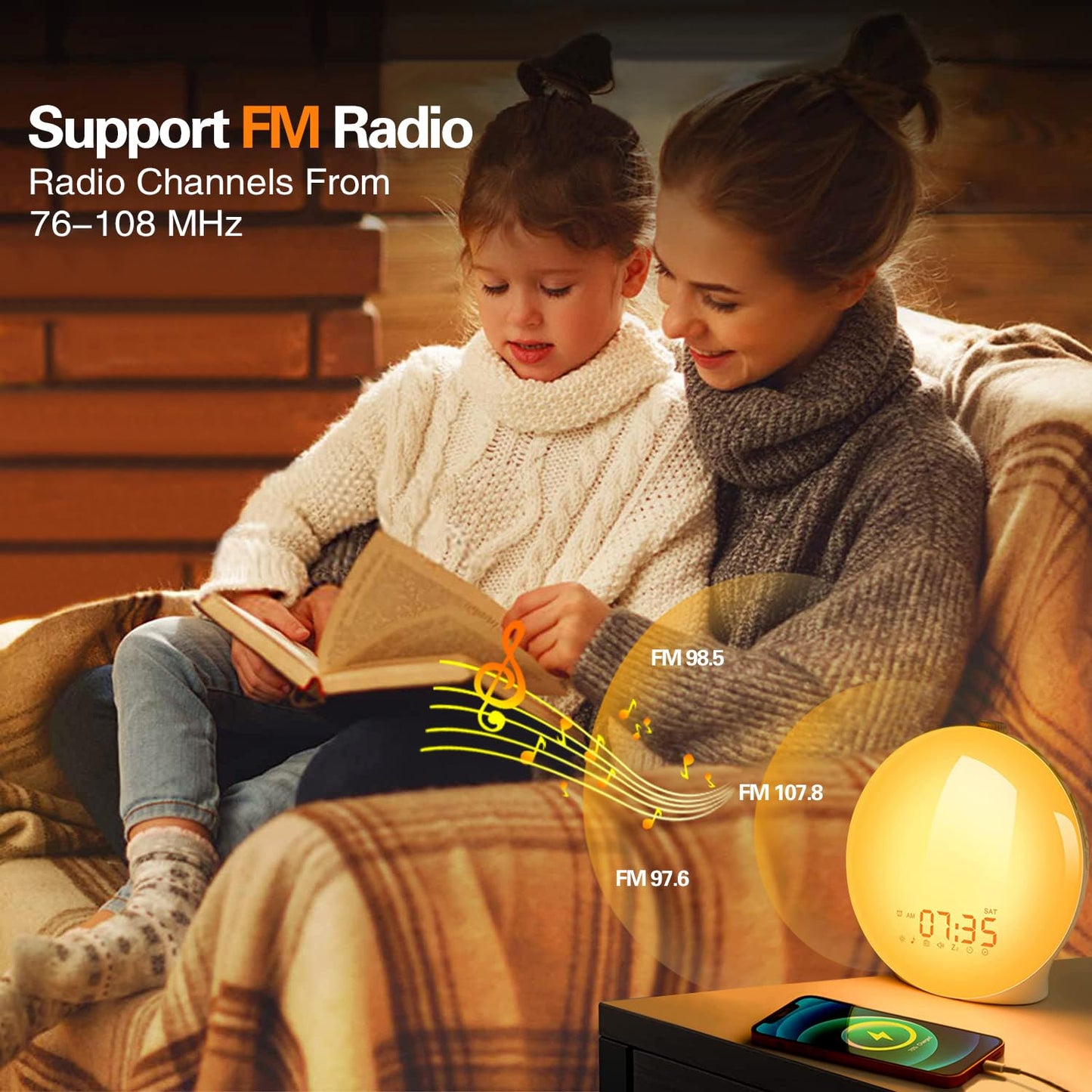 Sollievo Sunrise Alarm Clock with Nature Sounds