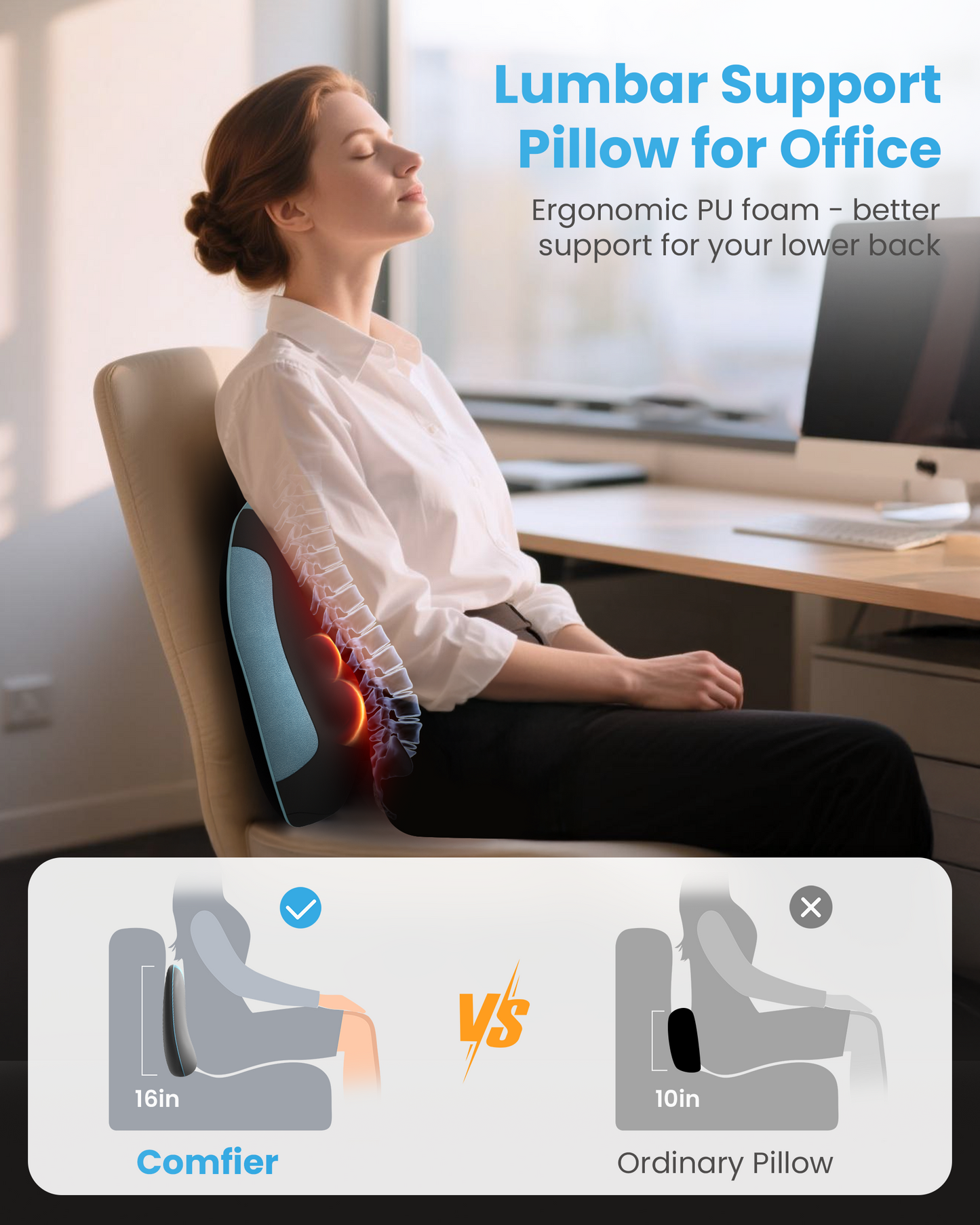 Sollievo Cordless Lower Back Massager with Heat
