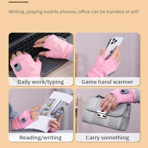 Sollievo Rechargeable Heated Fingerless Gloves