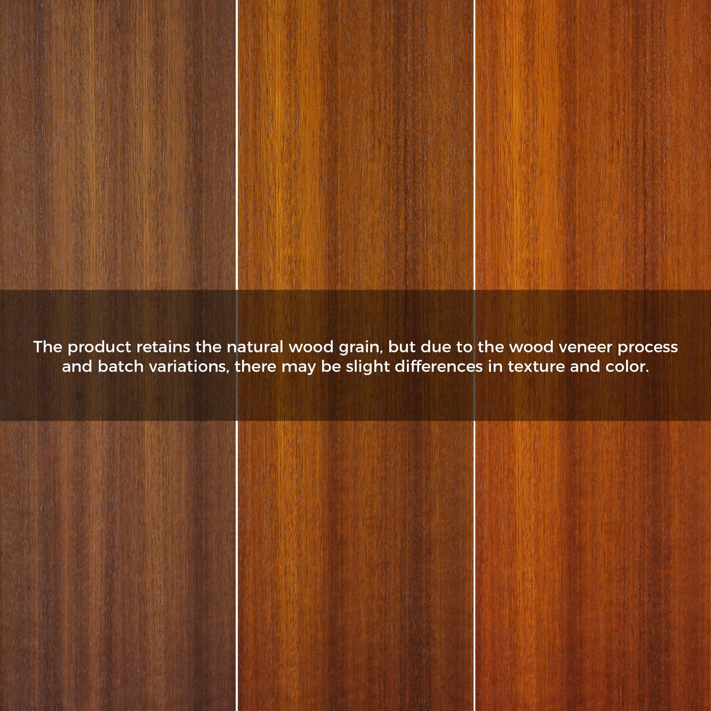 Dark Walnut Wood Grain Sample for 19 File Storage Cabinet, Showcasing Natural Wood Patterns and Color Variations.