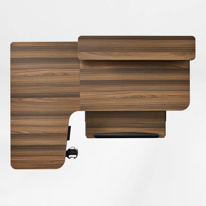 Sollievo L-Shaped Standing Desk with Accessories Set (60x23)