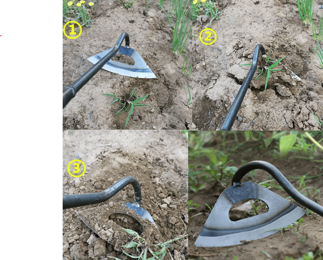 Sollievo All Steel Hollow Hoe
