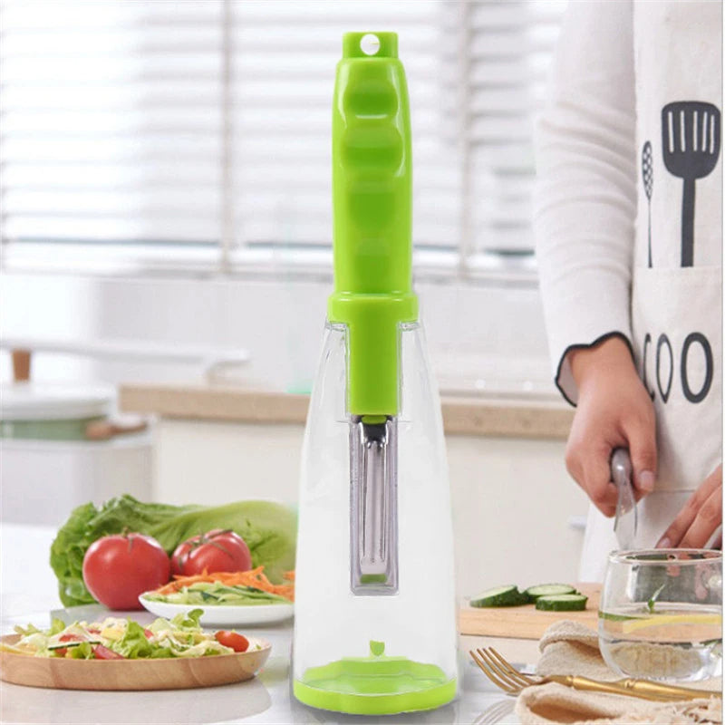 Sollievo Multi-Function Fruit & Vegetable Peeler with Storage