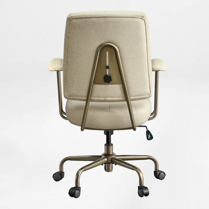 Sollievo Becky Vintage-Inspired Home Office Chair