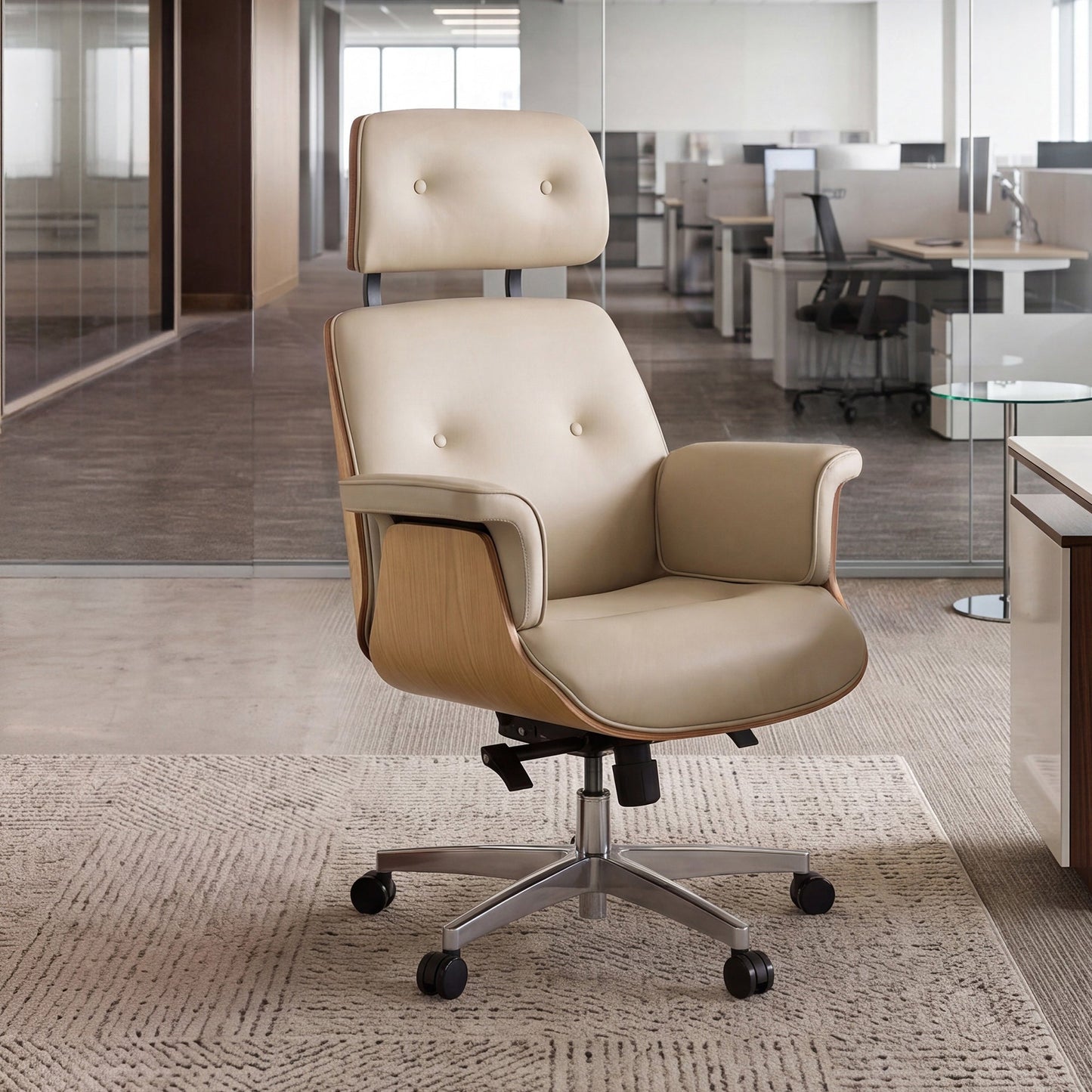 Sollievo Mathias Napa Leather Executive Office Chair