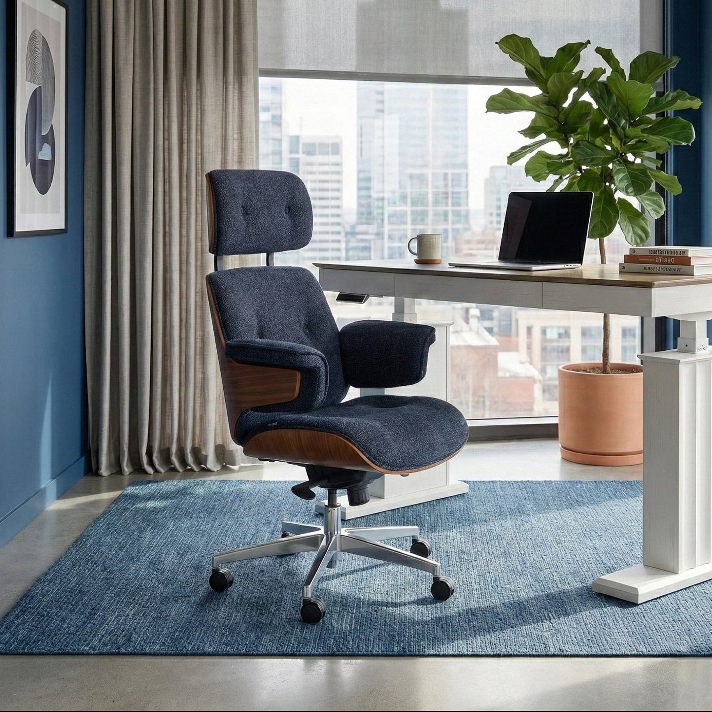Sollievo Mathias Napa Leather Executive Office Chair