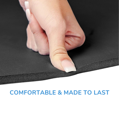 Sollievo Thick Non-Slip Yoga Mat with Strap