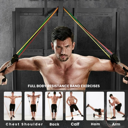 Sollievo 11PC Resistance Bands Set