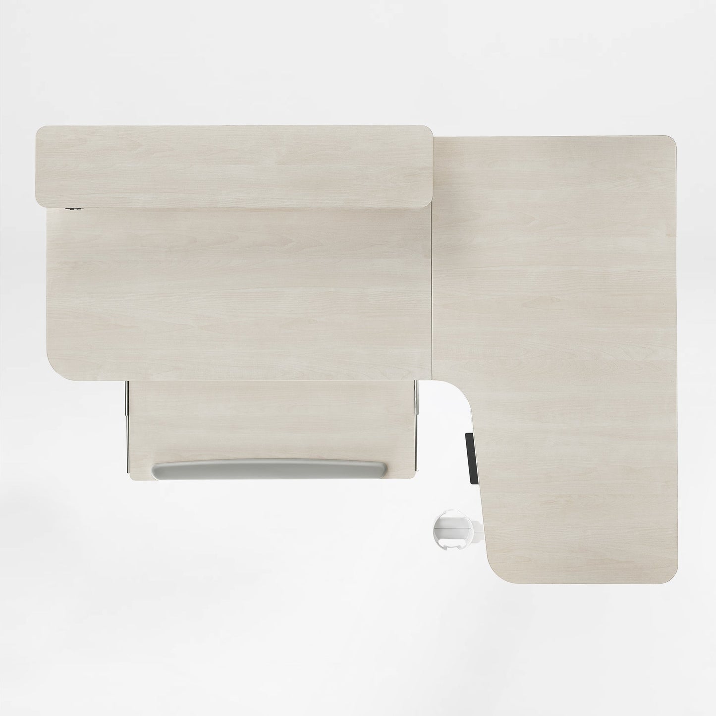 Sollievo L-Shaped Standing Desk with Accessories Set (60x23)