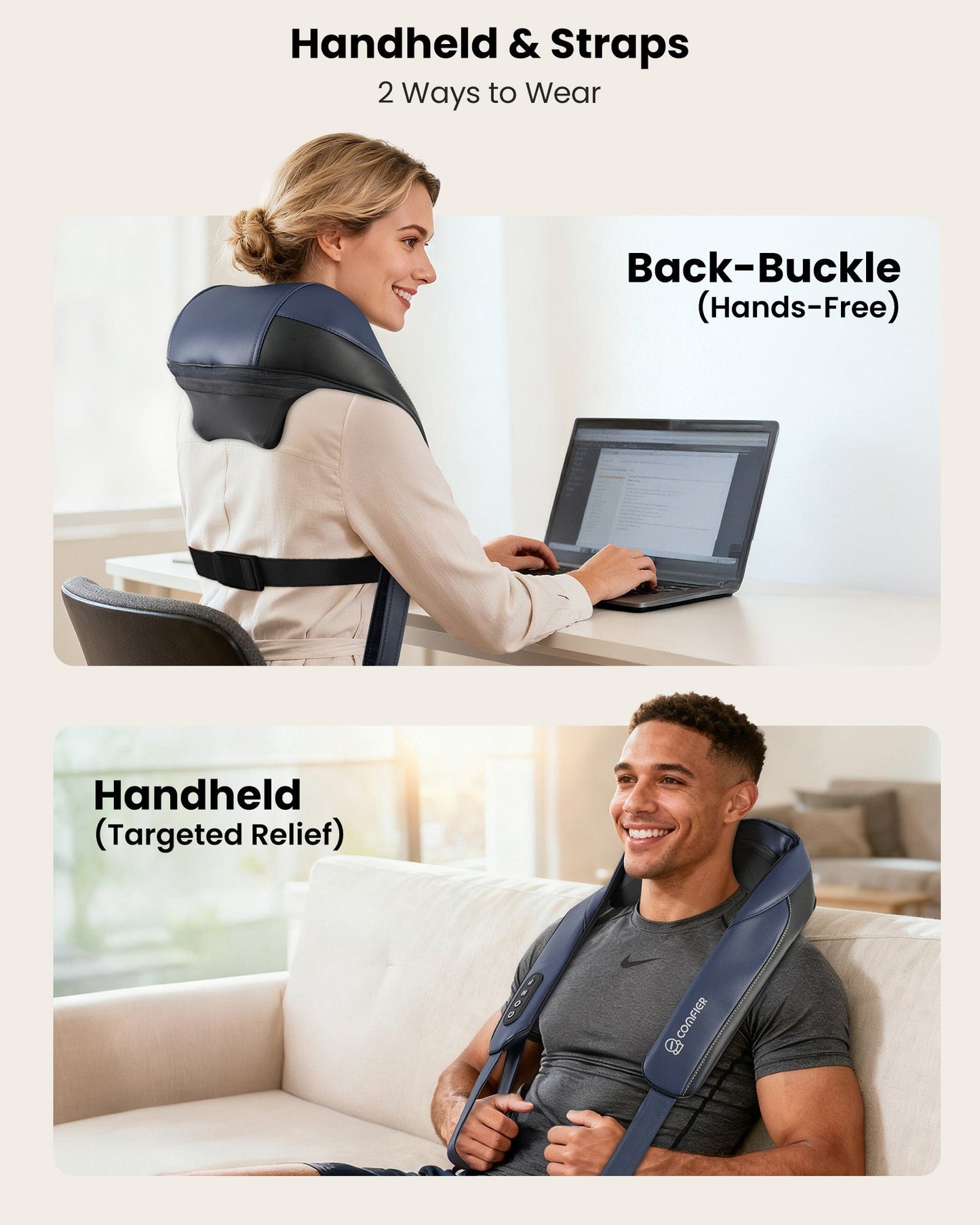 Sollievo Cordless Neck and Shoulder Massager
