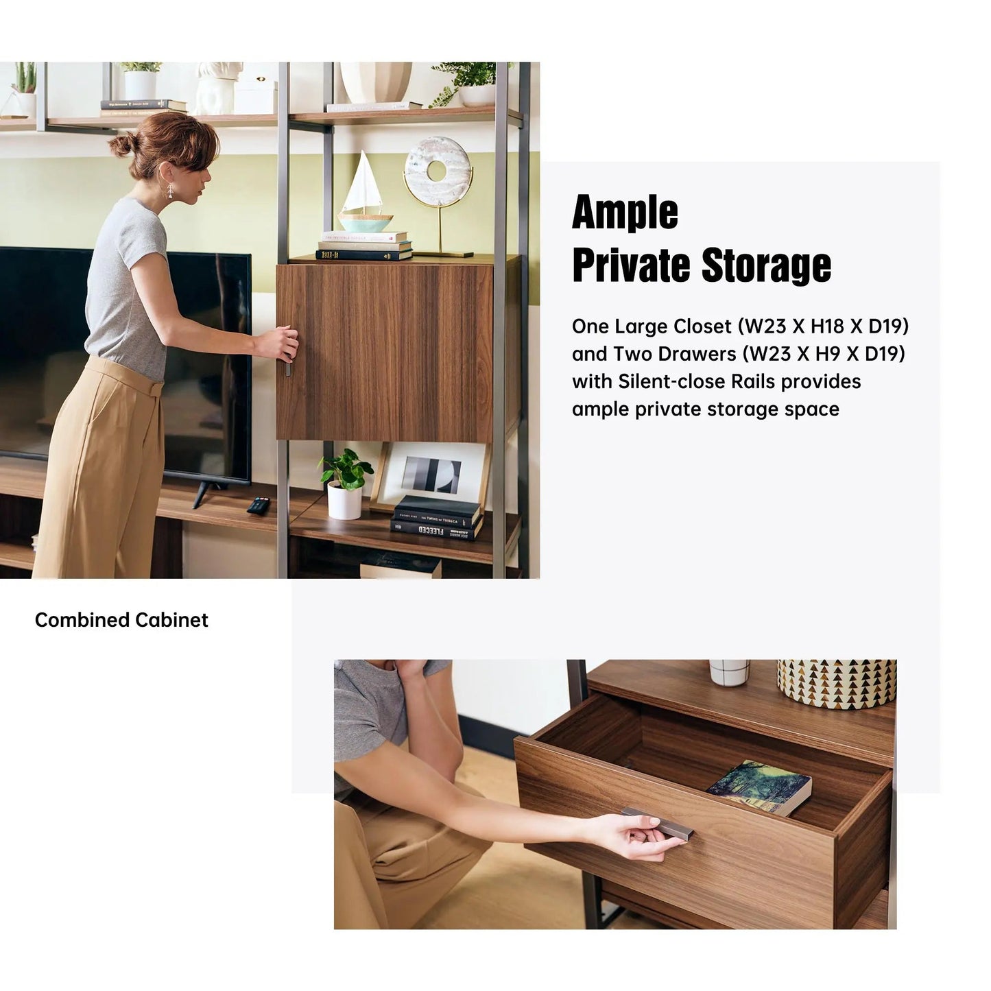Sonoma Tv Stand With Ample Storage: Cabinet and Drawers, Perfect for Your Home Entertainment Center.