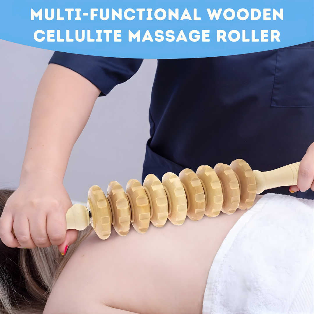 Sollievo Handheld Wood Massage Roller