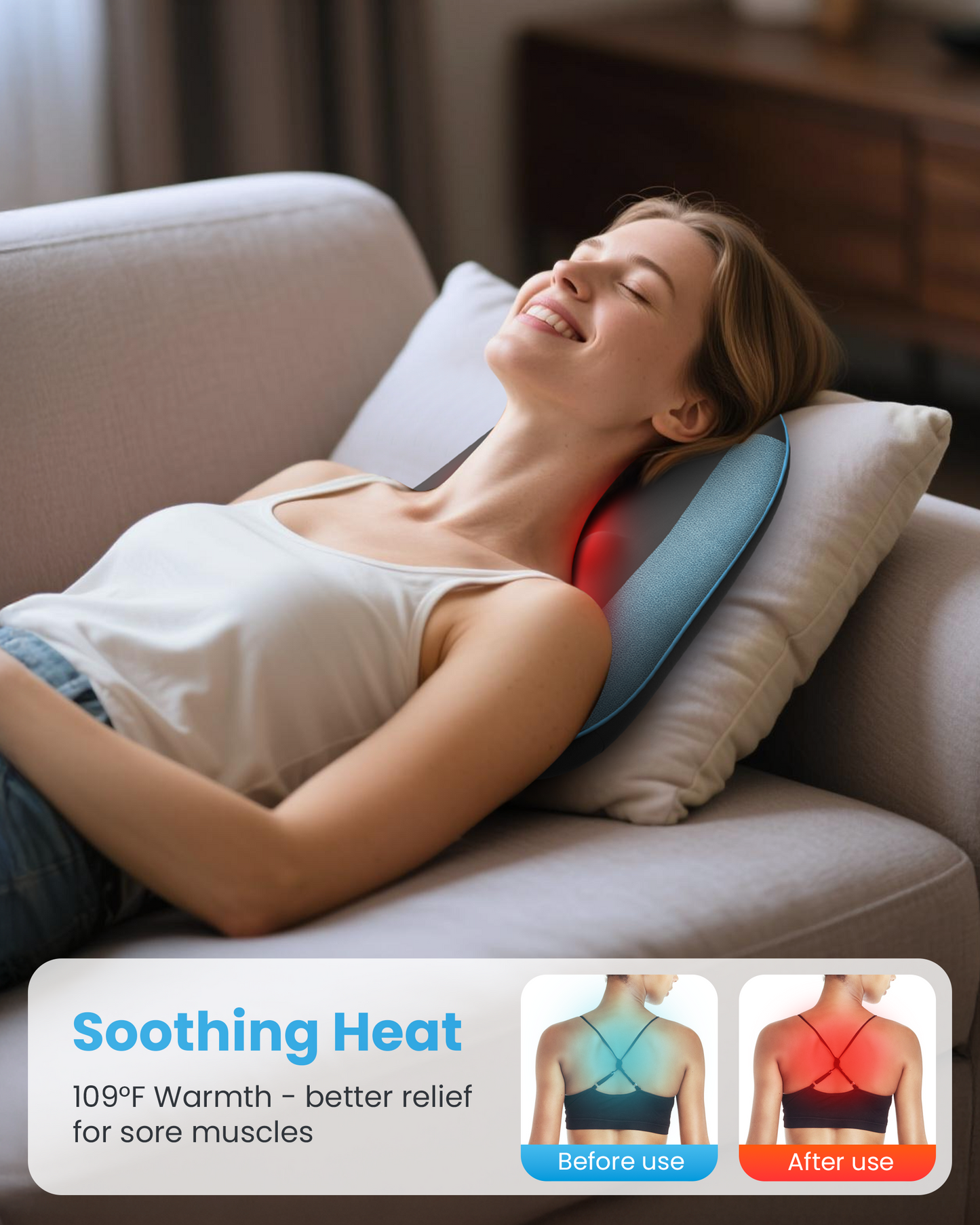 Sollievo Cordless Lower Back Massager with Heat