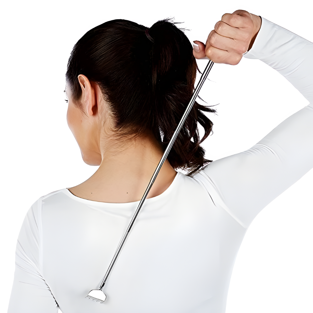 Sollievo Stainless Steel Telescopic Back Scratcher