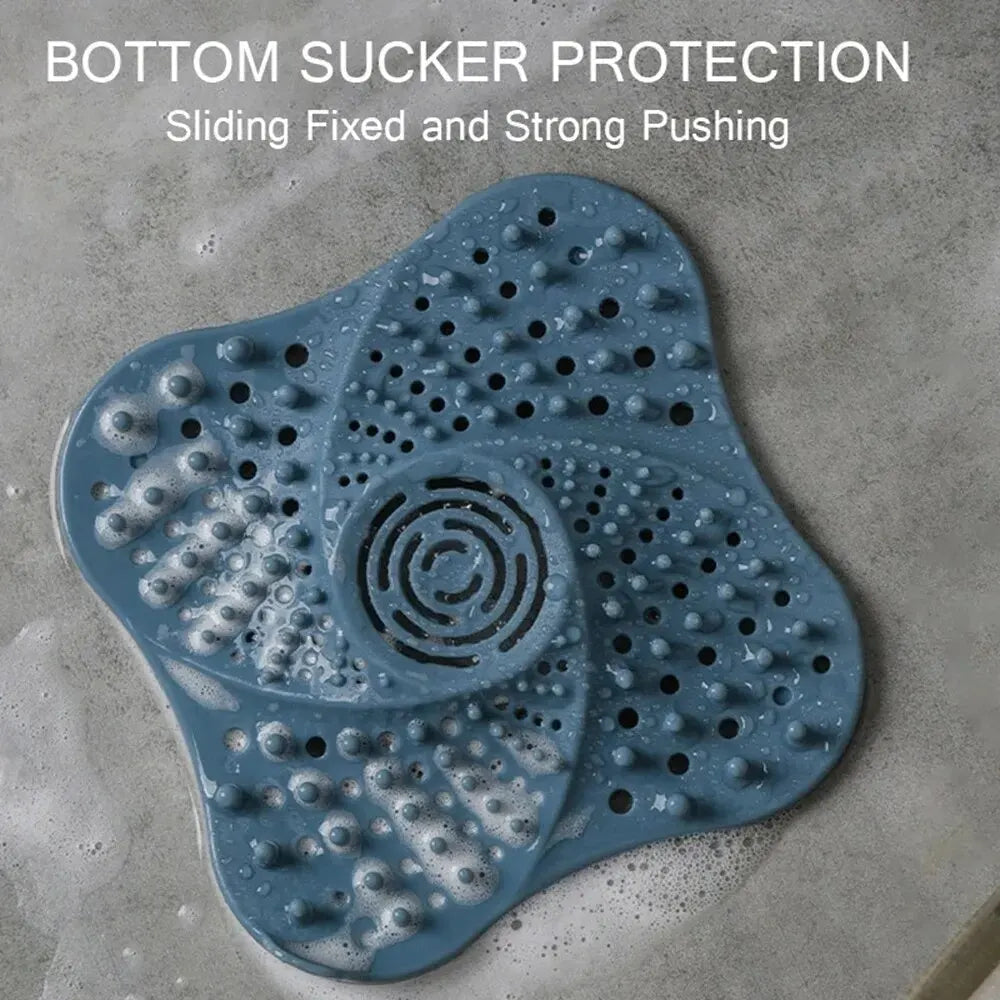 Sollievo Anti-Clog Spiral Shower Drain Hair Catcher