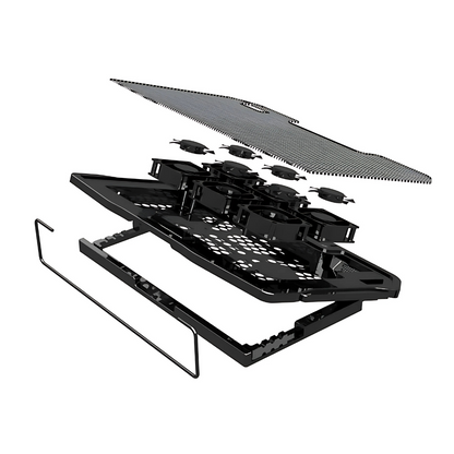 Sollievo 6-Fan Laptop Cooling Pad