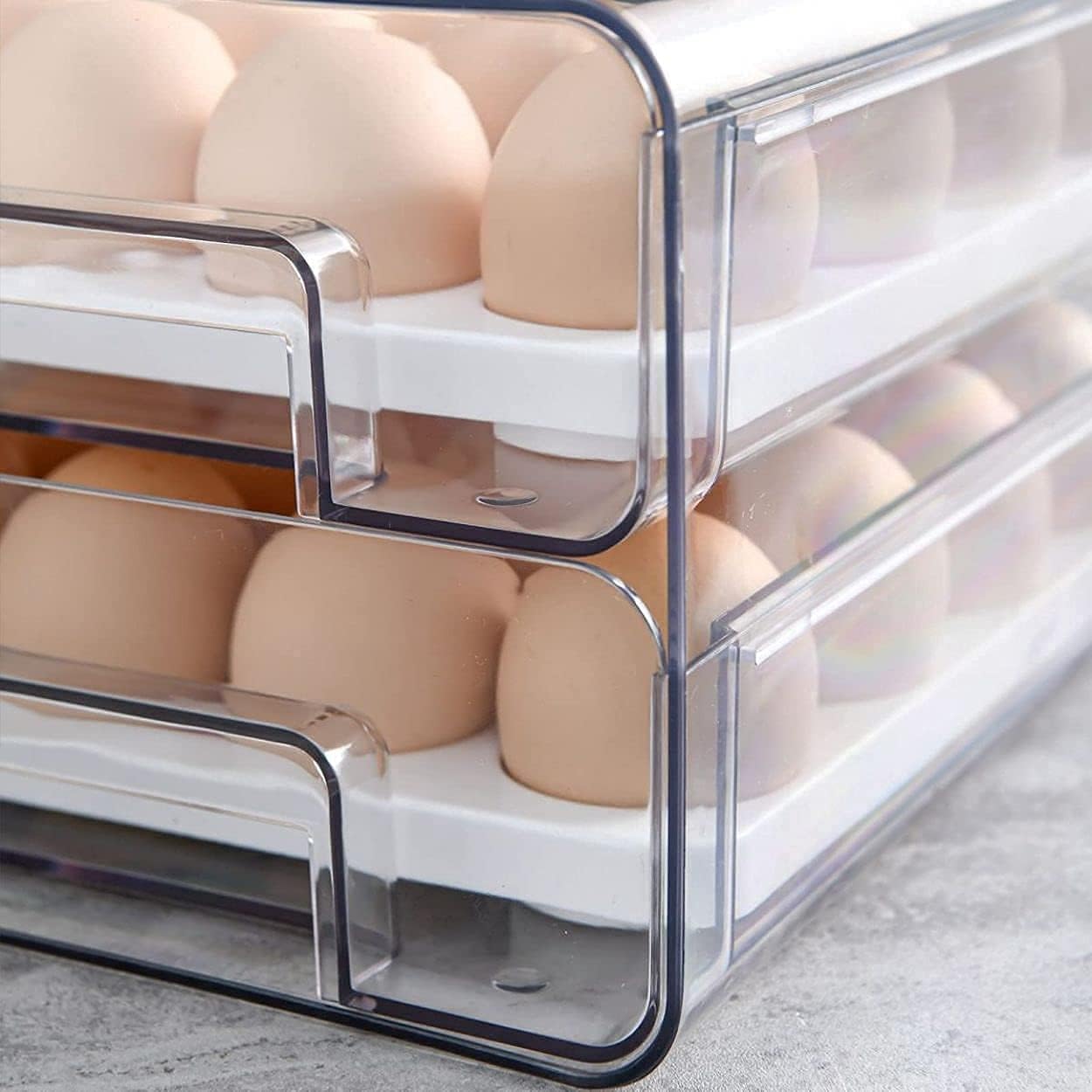 Sollievo Egg Storage Container for Fridge