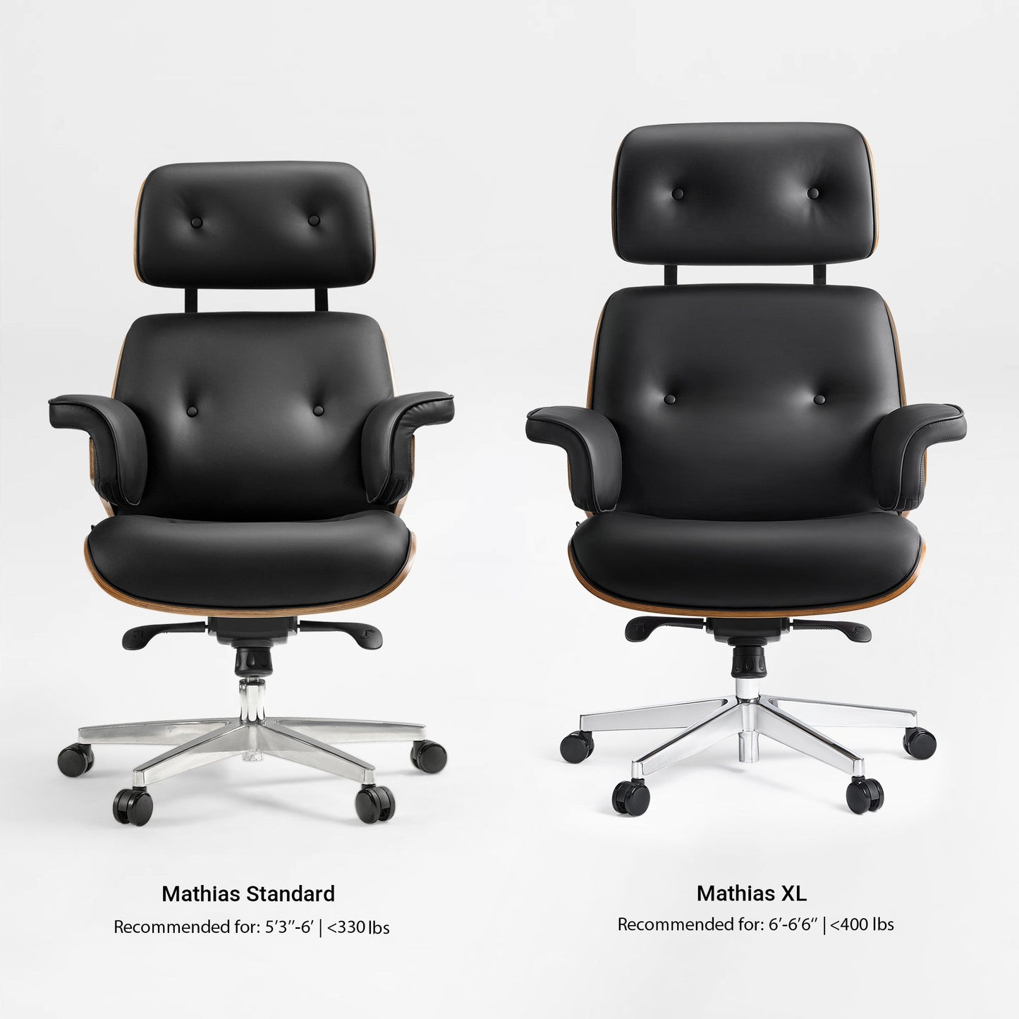 Sollievo Mathias Napa Leather Executive Office Chair