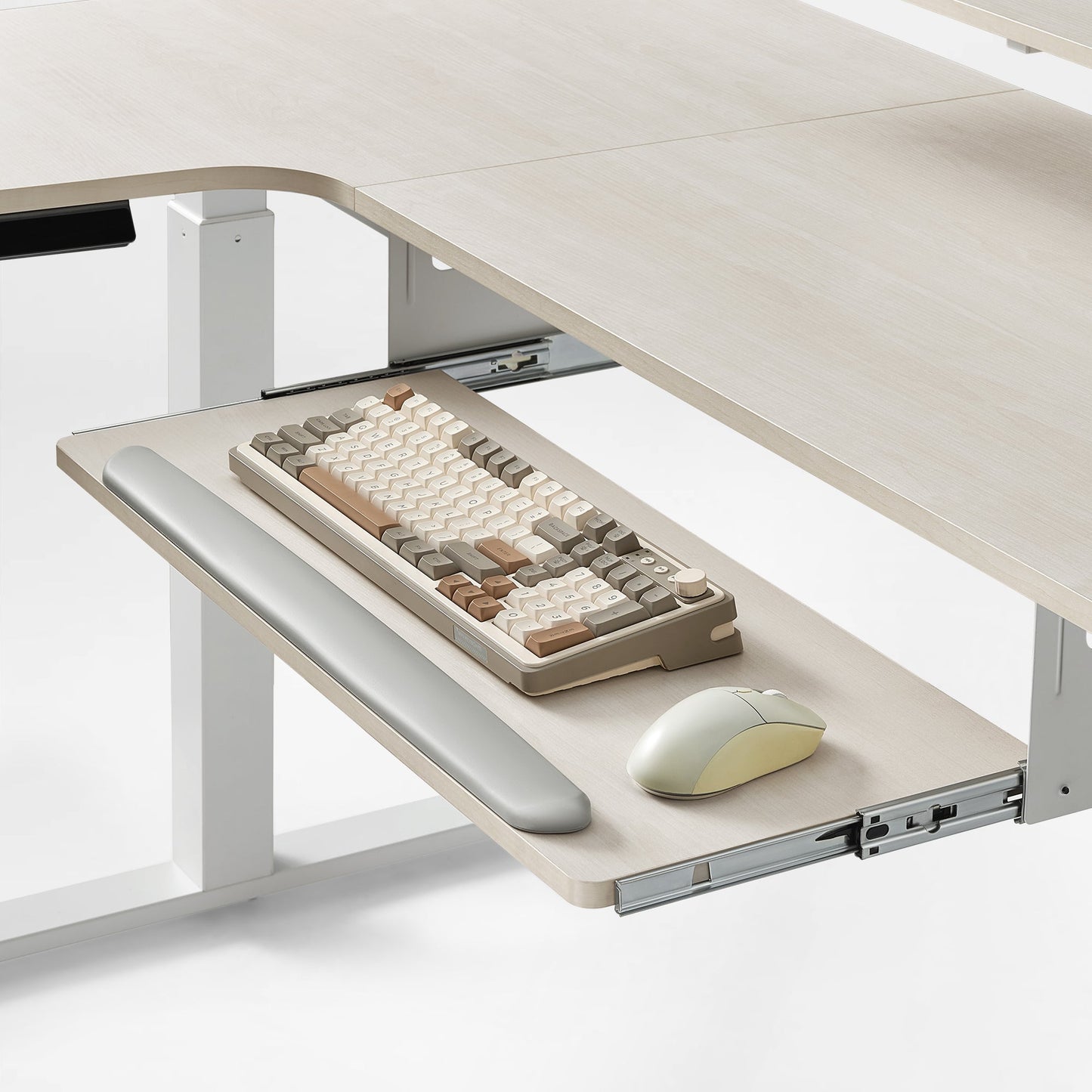 Sollievo L-Shaped Standing Desk with Accessories Set (60x23)